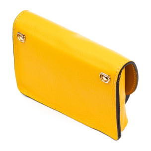 Aquilonia borsa a mano donna. Pelle autentica finitura Dollaro.