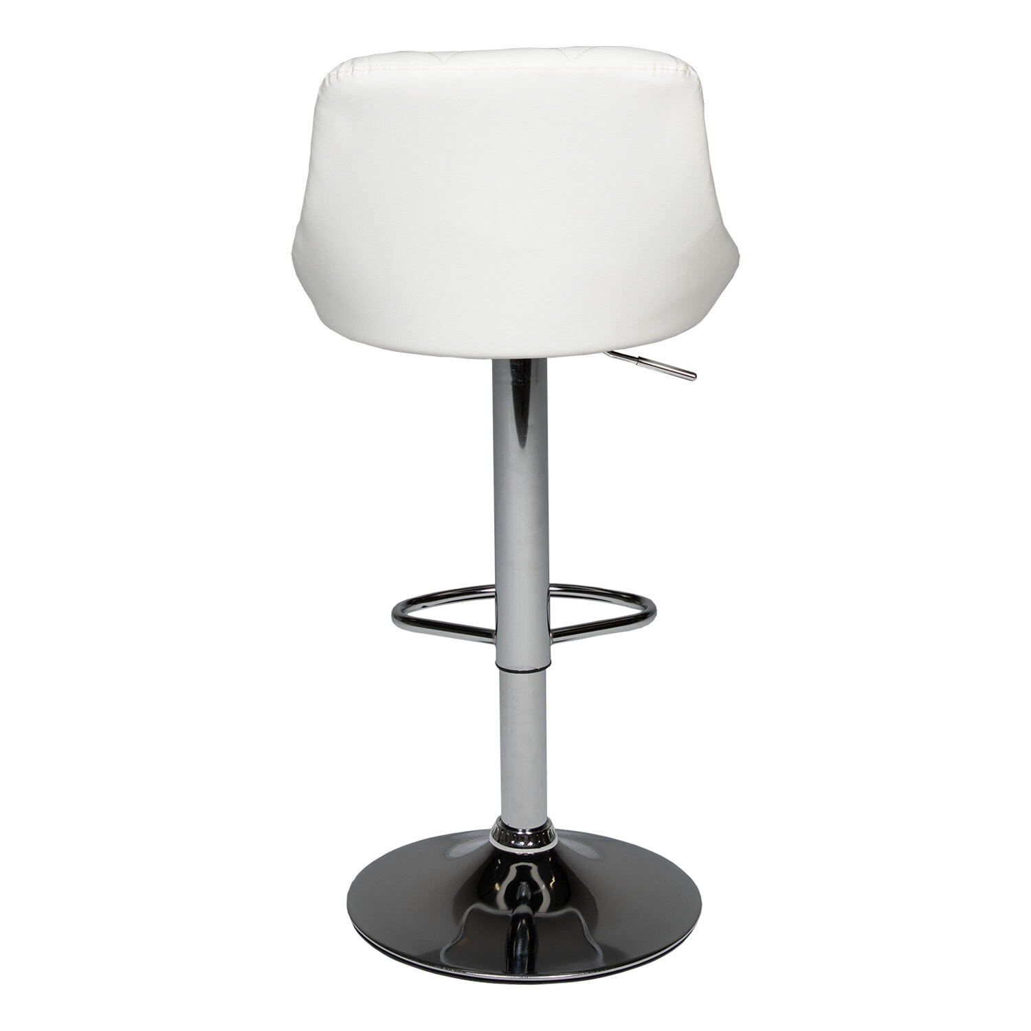 Lot de 2 tabourets de bar blanc JASPER