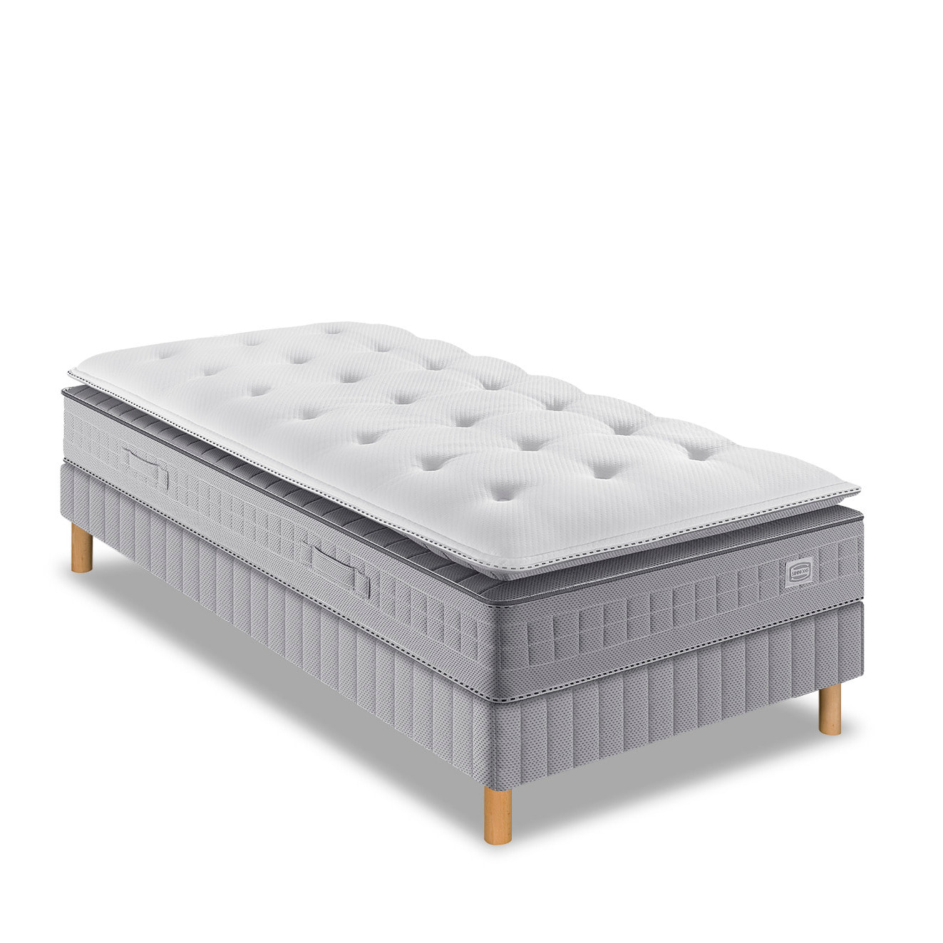 Ensemble EXTENSION matelas H29 Hybride, ferme, sommier