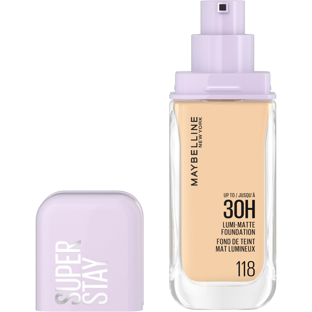 Maybelline New York Superstay 30H Lumi-Matte Fond de Teint 118