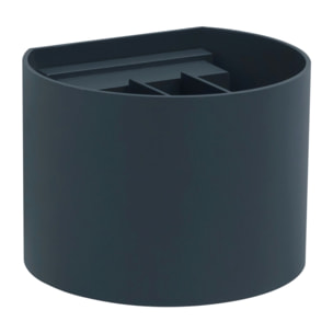 FORLIGHT Axis Round aplique exterior en forma oval con led en blanco cálido 3000K en color gris urbano