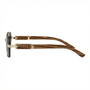 Gafas de Sol Feler 1811-2 Polarizadas de Madera Unisex 57 mm