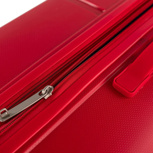 Juego De Maletas Rígidas Pp Itaca 761300 Viaje Pp Itaca Rojo