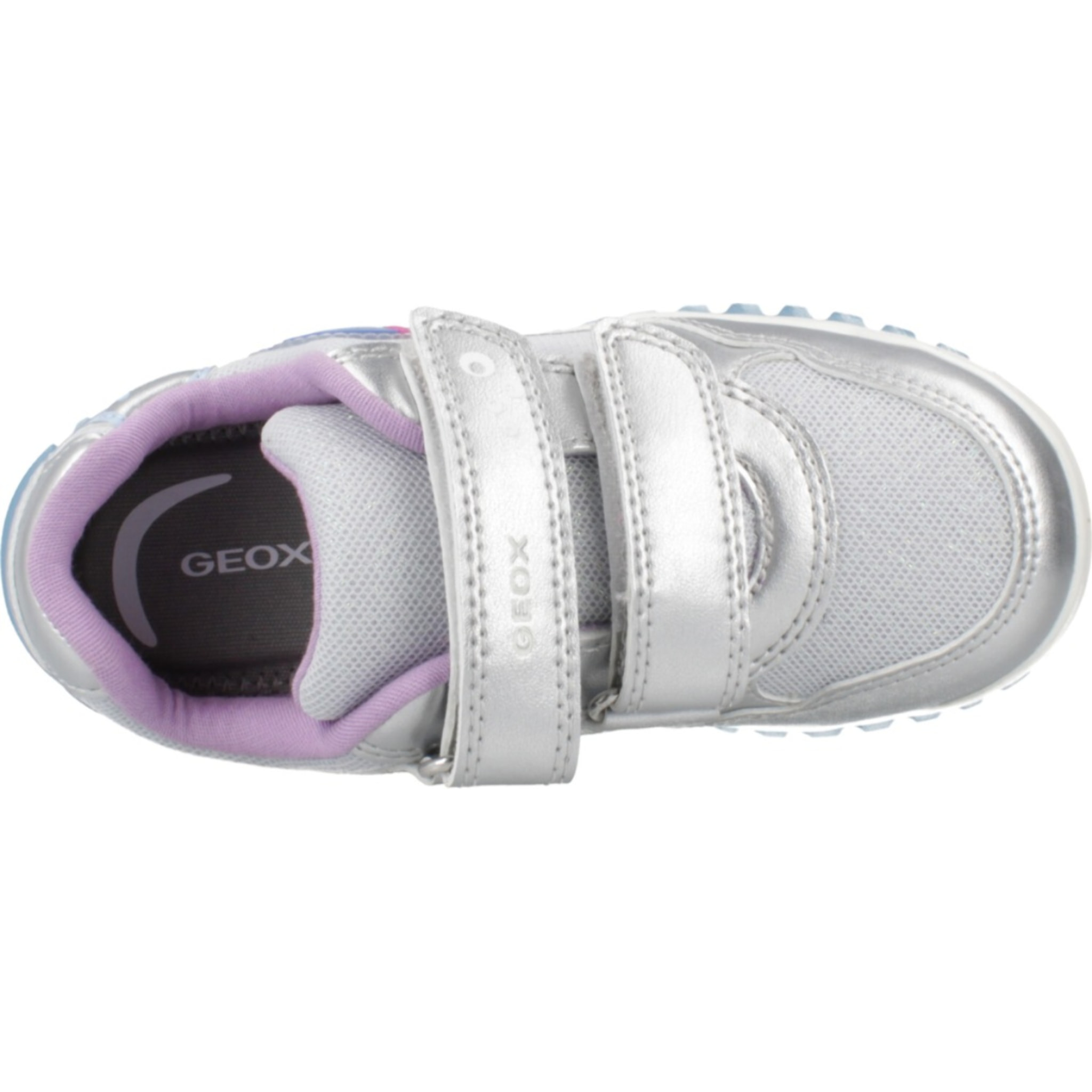 Zapatillas Niña de la marca GEOX  modelo B LIGHTYLOO GIRL PLATA