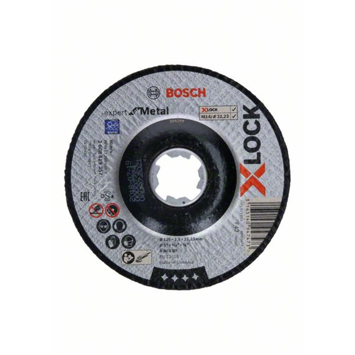 Disque X-Lock BOSCH 125x1,6 multiconstruction - 2608619270