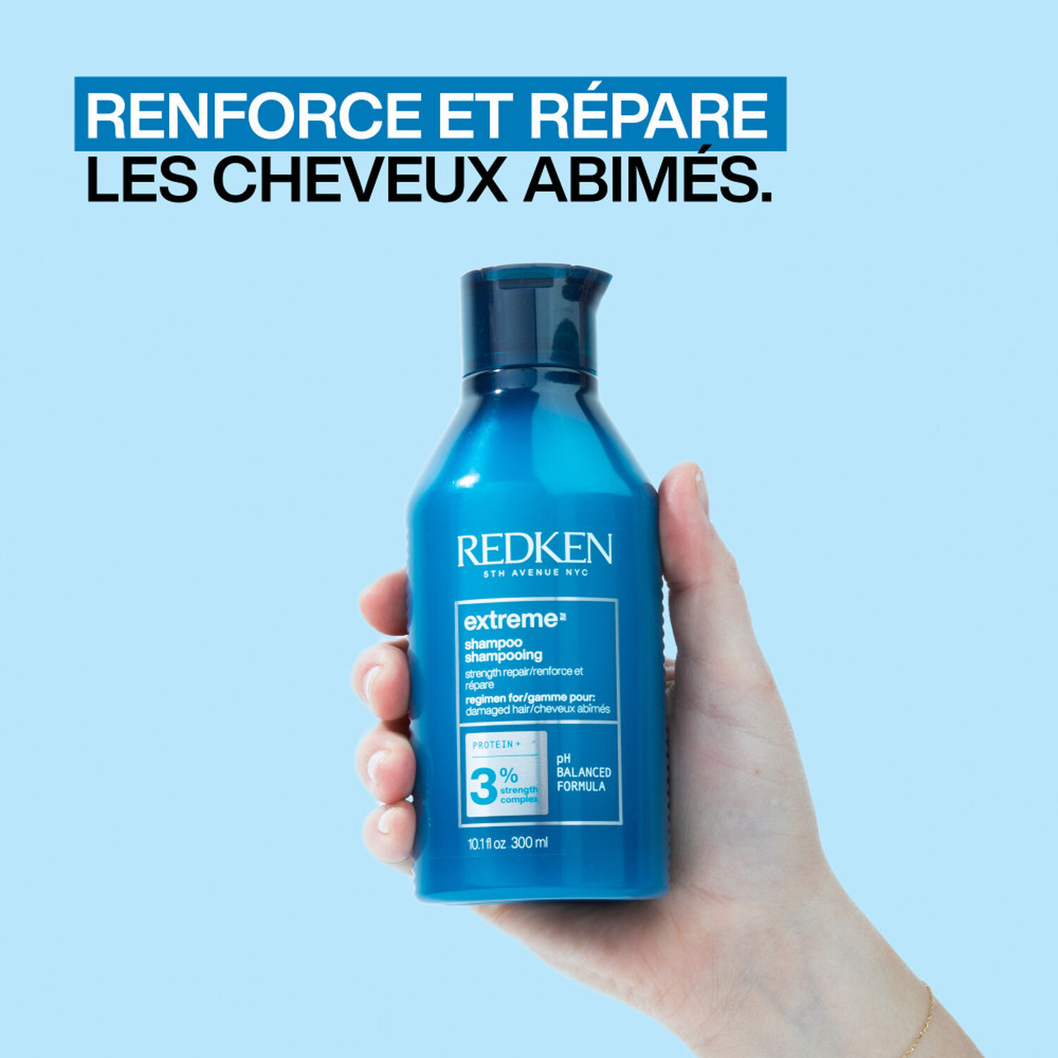 Extreme - Shampoing fortifiant pour cheveux cassants