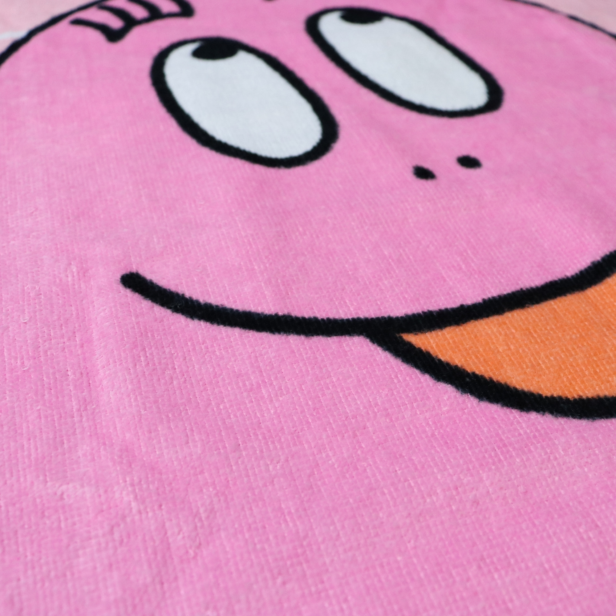 Serviette de bain et de plage imprimée 100% coton, BARBAPAPA PINK