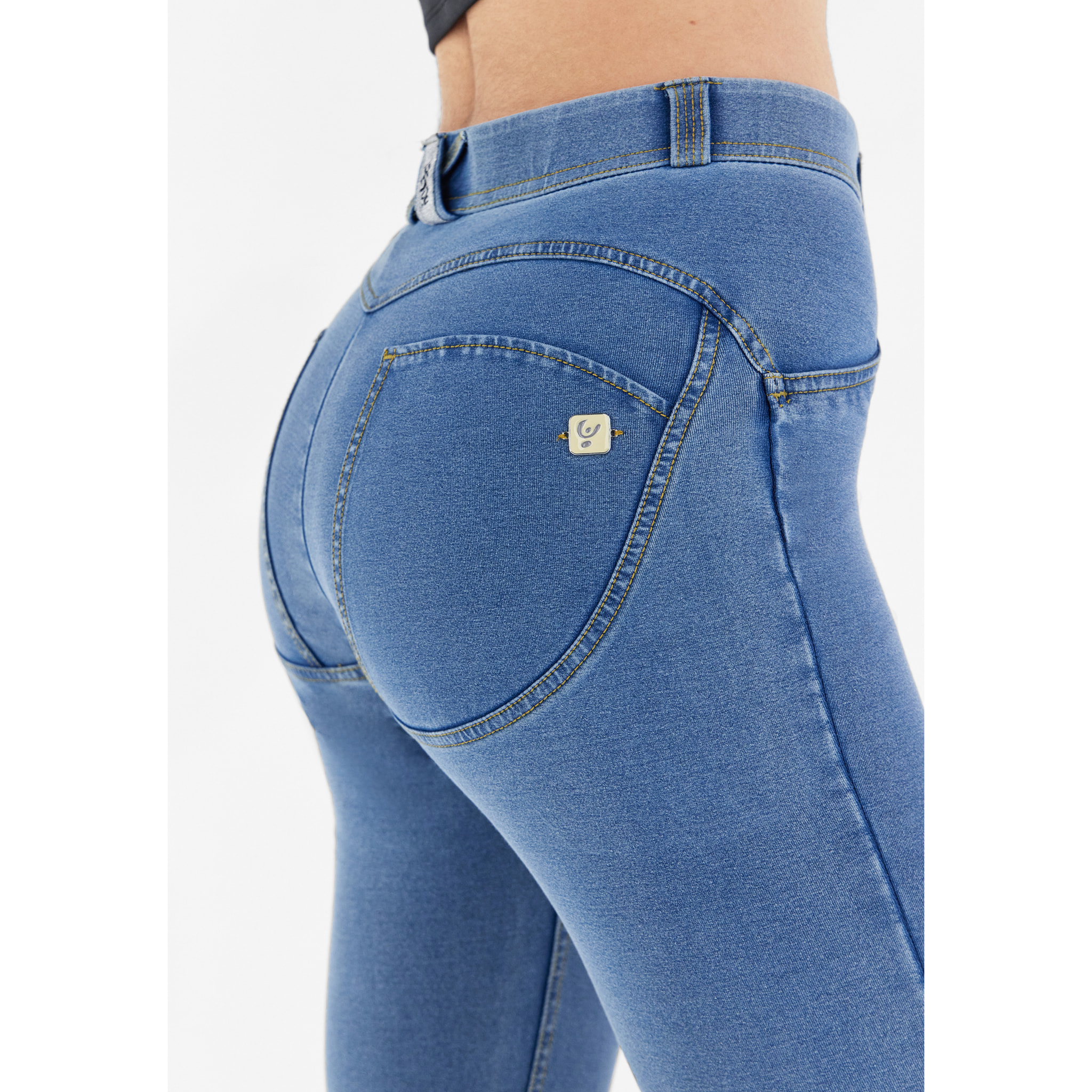 Jeggings push up WR.UP® curvy gamba superskinny jersey-denim