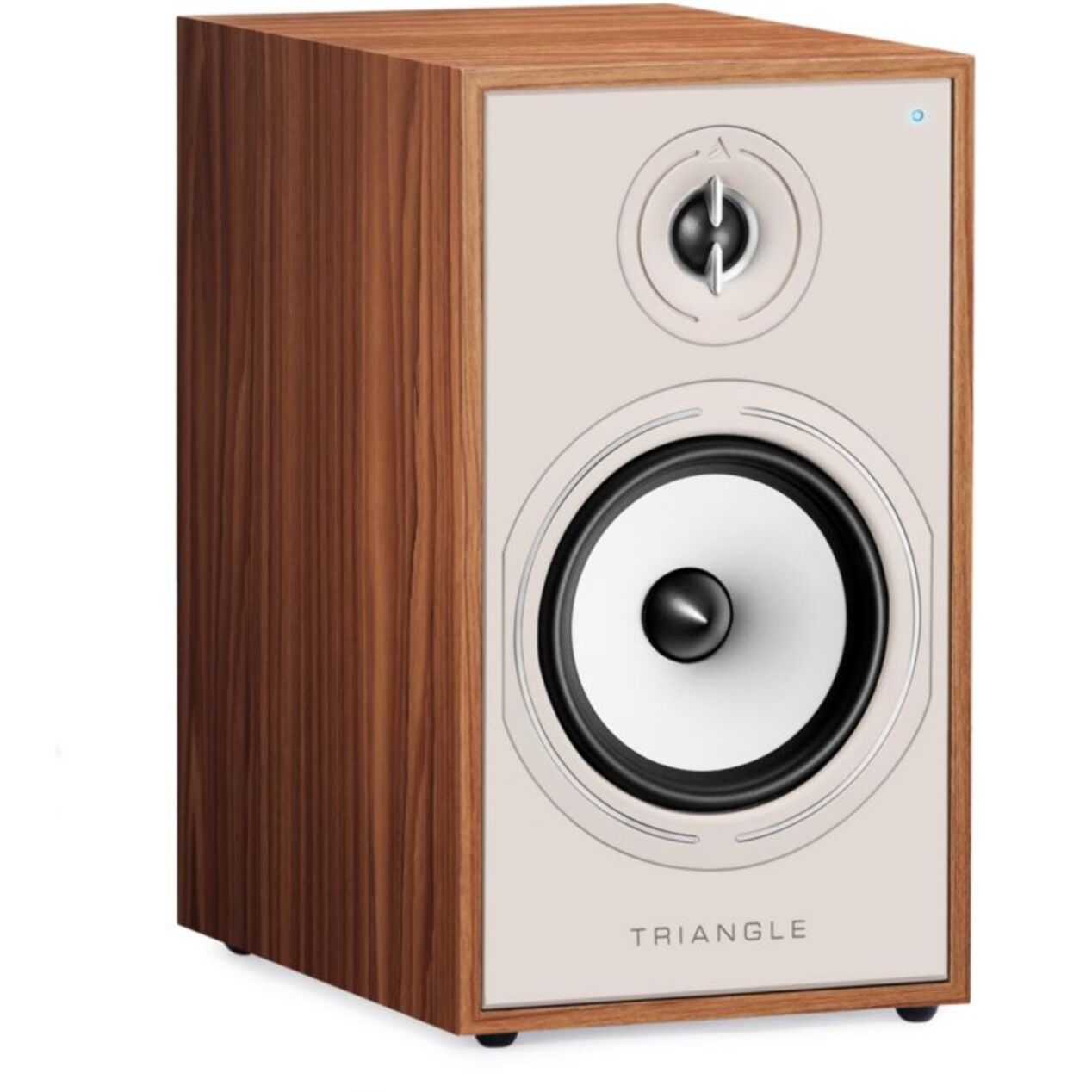 Enceinte bibliothèque active TRIANGLE BR03 Connect Chene