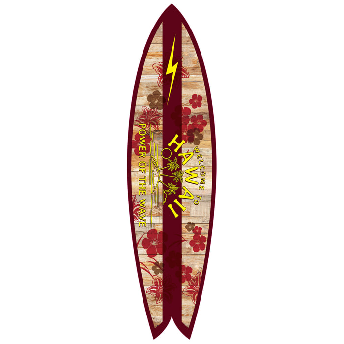 Planche de surf décorative welcome hawaii Tableau alu Dibond