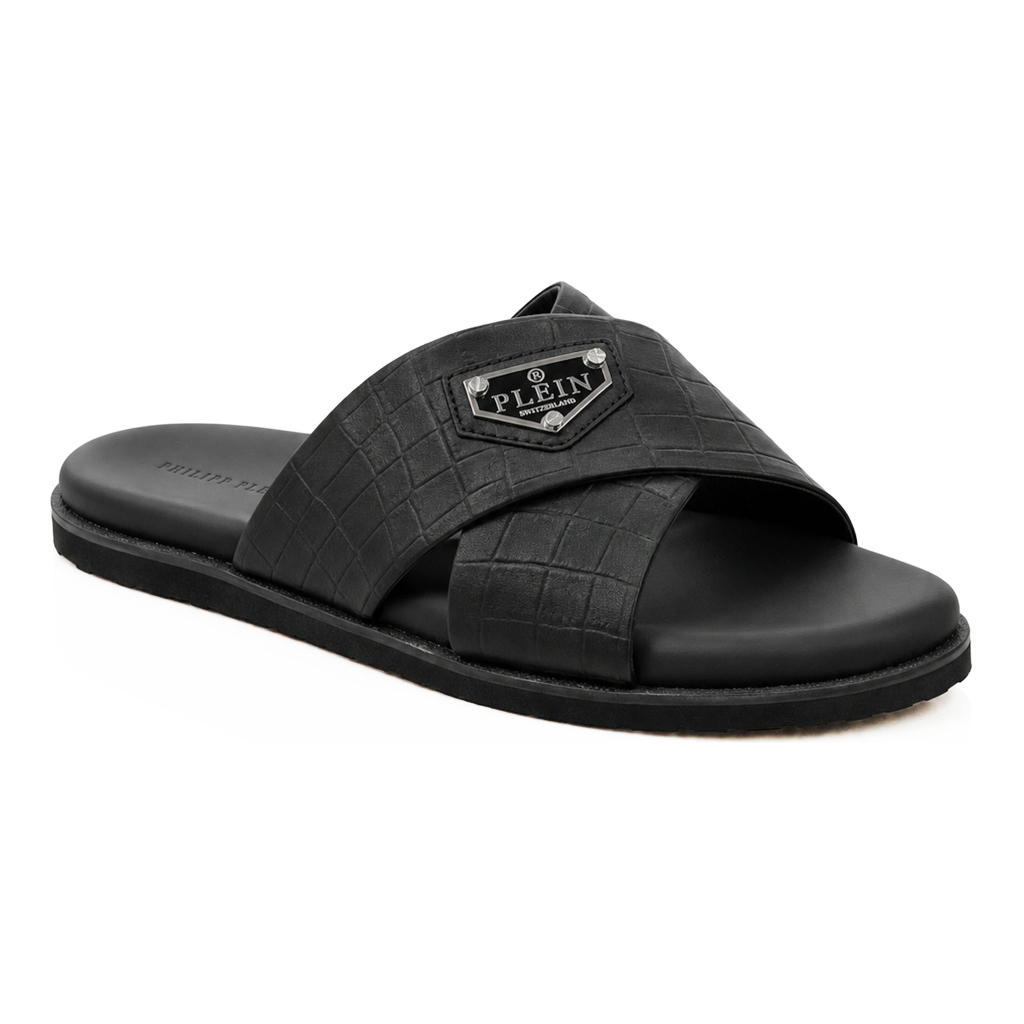PHILIPP PLEIN Sandalias planas COCCO