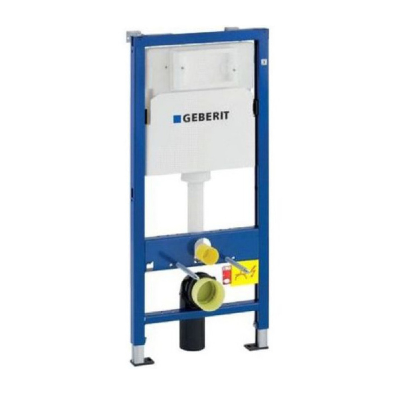 Ensemble bati-support Geberit Duofix UP100 + reservoir pour WC 112 cm + Plaque DELTA50 + Manchon de raccordement (458.103.00.1-2
