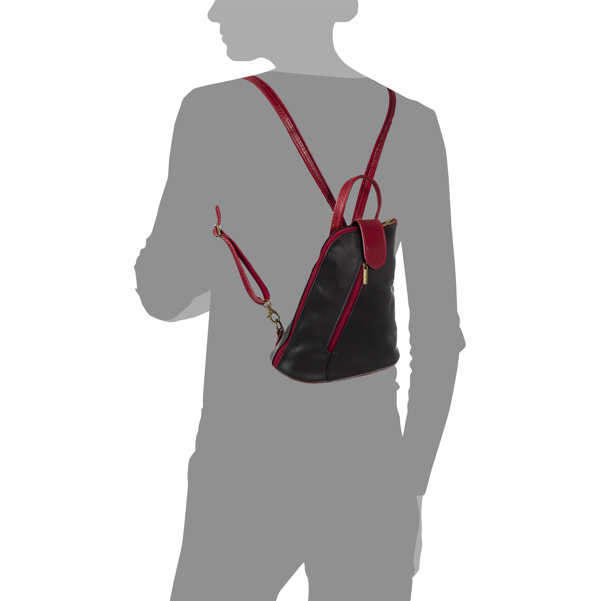 Carlotta Zaino Borsa Donna.Pelle autentica Sauvage