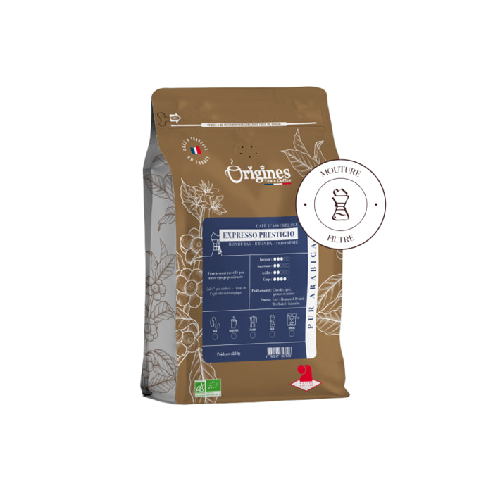 Café Expresso Prestigio - Moulu Filtre 250 g