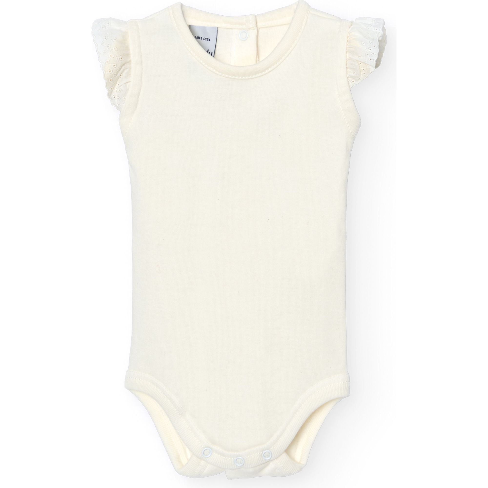 Body bebé tirantes puntilla algodón