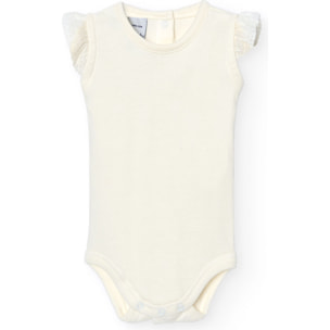 Body bebé tirantes puntilla algodón