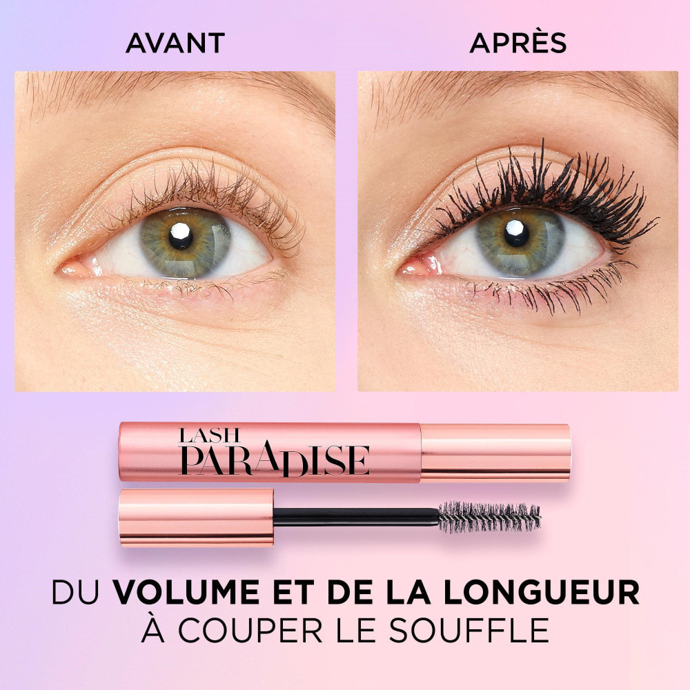 L'Oréal Paris Trousse Femme Luxe - Mascara Lash Paradise Noir Intense + Eyeliner Perfect Slim Noir