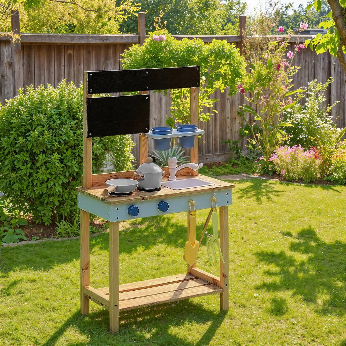 Cuisine Enfant Outy en Bois 55x29x90 cm