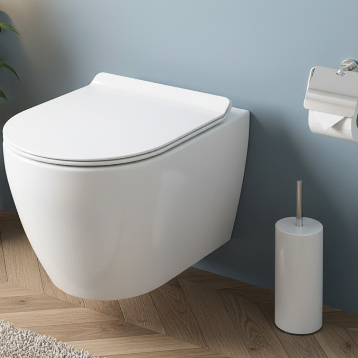 Duofix pack WC bâti-support + WC suspendu sans bride Ceramia PixL avec abattant SoftClose + plaque (GECEPXWT02-FR)
