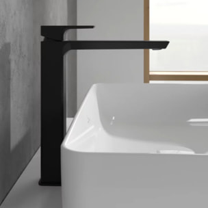 Mitigeur lavabo surélevé Subway 3.0 sans tirette Noir mat