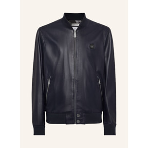 PHILIPP PLEIN Bomber de cuero