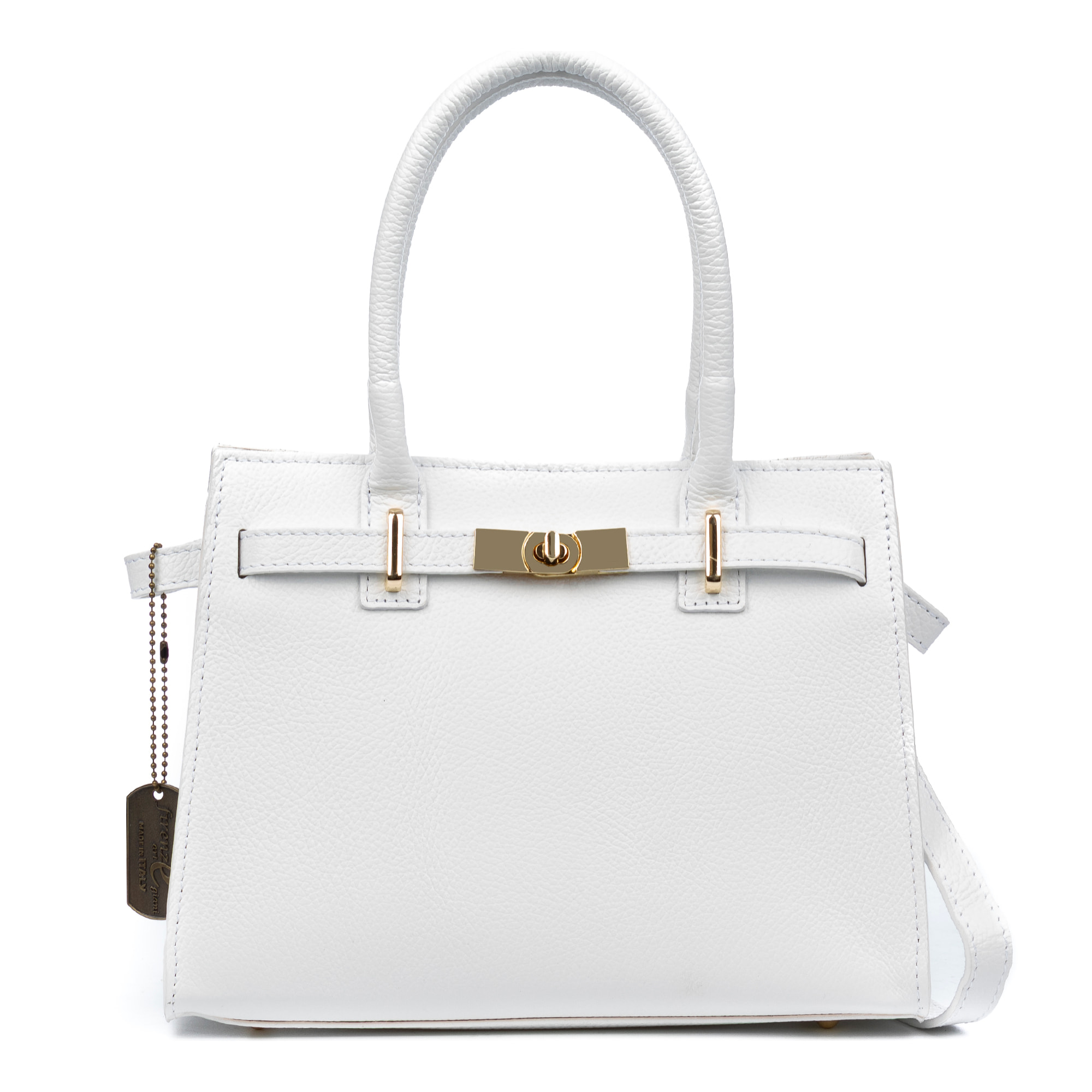 Banari borsa tote donna. Pelle autentica finitura Dollaro.