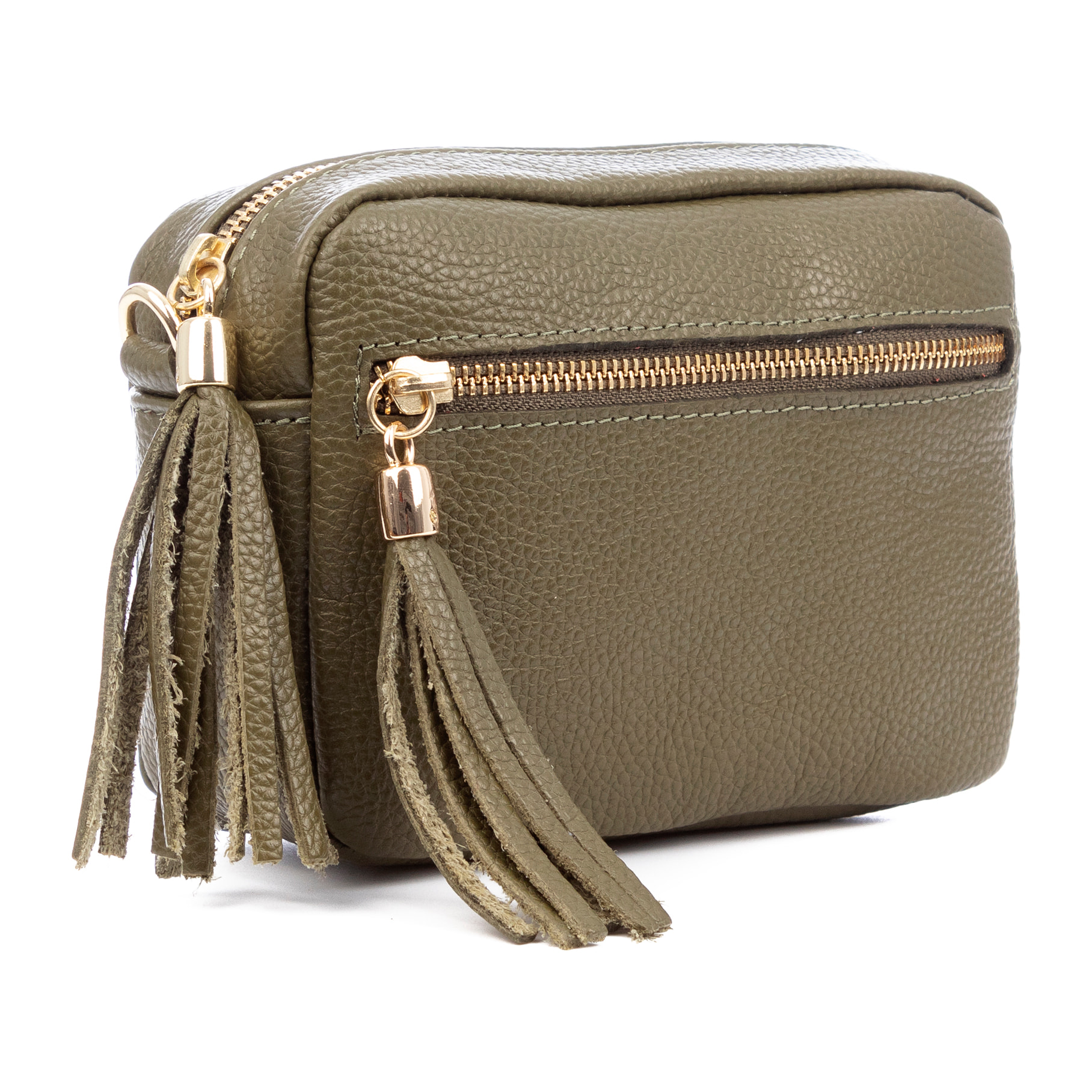 Delfina Bolso bandolera Mujer.Piel auténtica Dollaro