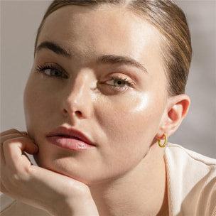 Pendientes Lux by Lux acabados oro amarillo 18k