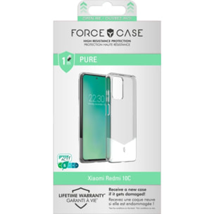 Coque FORCE CASE Xiaomi Redmi 10C transparent