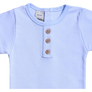 Body bebé manga corta con tapeta