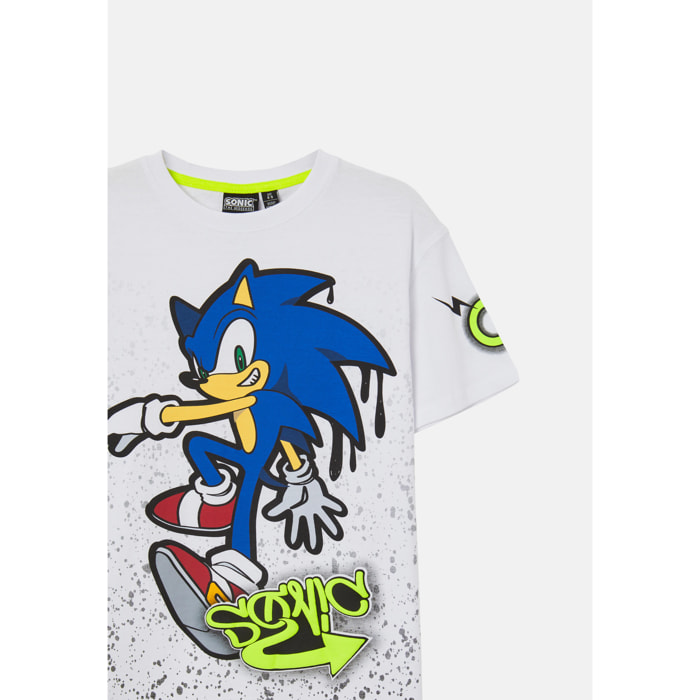 T-shirt stampa Sonic