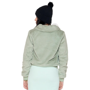 Never Without Chaqueta Sherpa suave de invierno para mujer