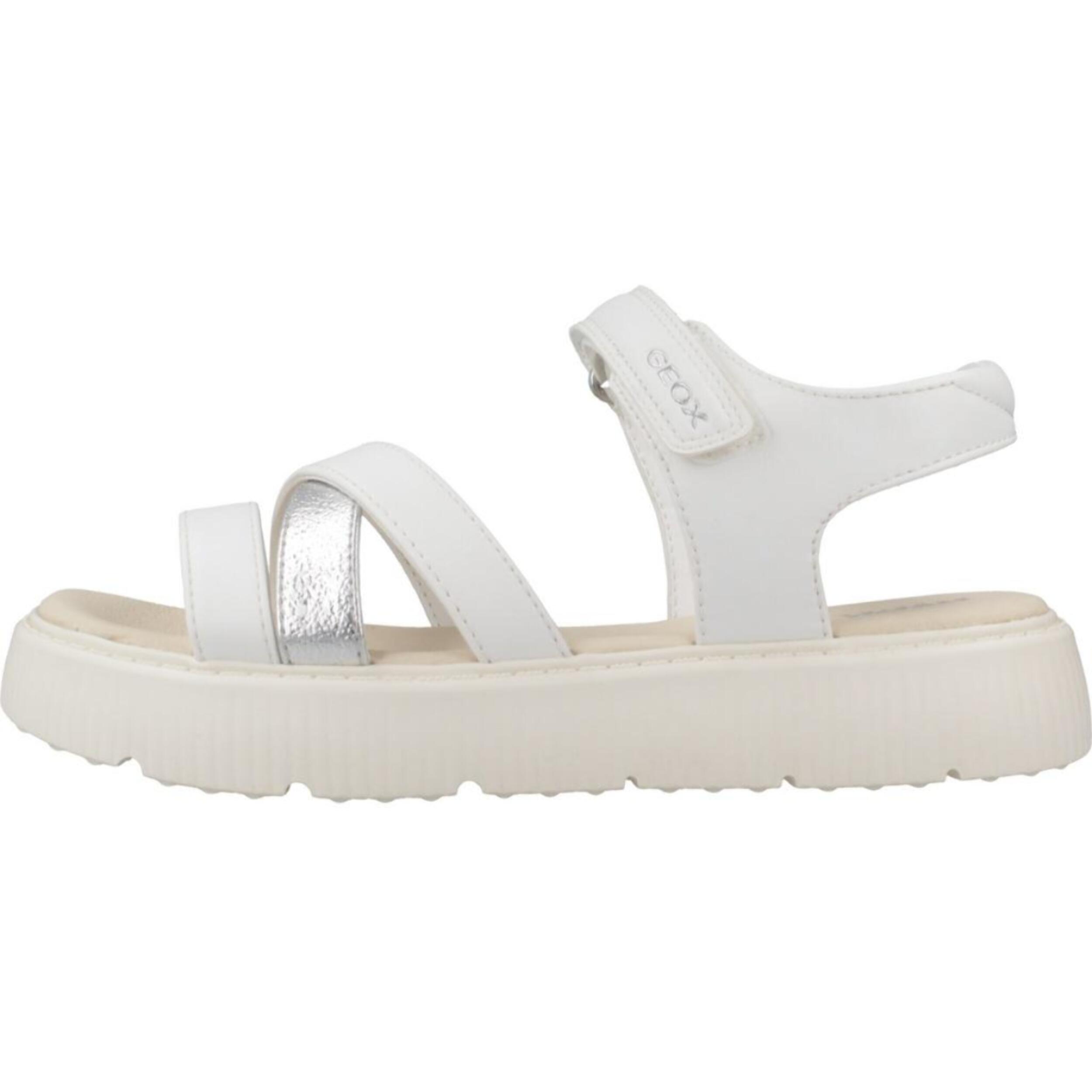 Sandalias Niña de la marca GEOX  modelo J SANDAL KODETTE GIR BLANCO