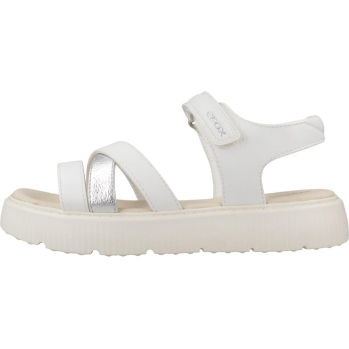 Sandalias Niña de la marca GEOX  modelo J SANDAL KODETTE GIR BLANCO