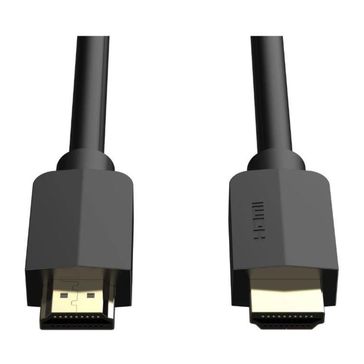 Câble HDMI ESSENTIELB x2 HDMI 2M noir droit 2.0