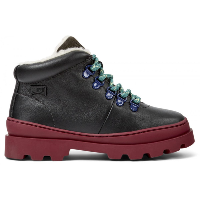 CAMPER Brutus - Botines Negro Infantil Unisex