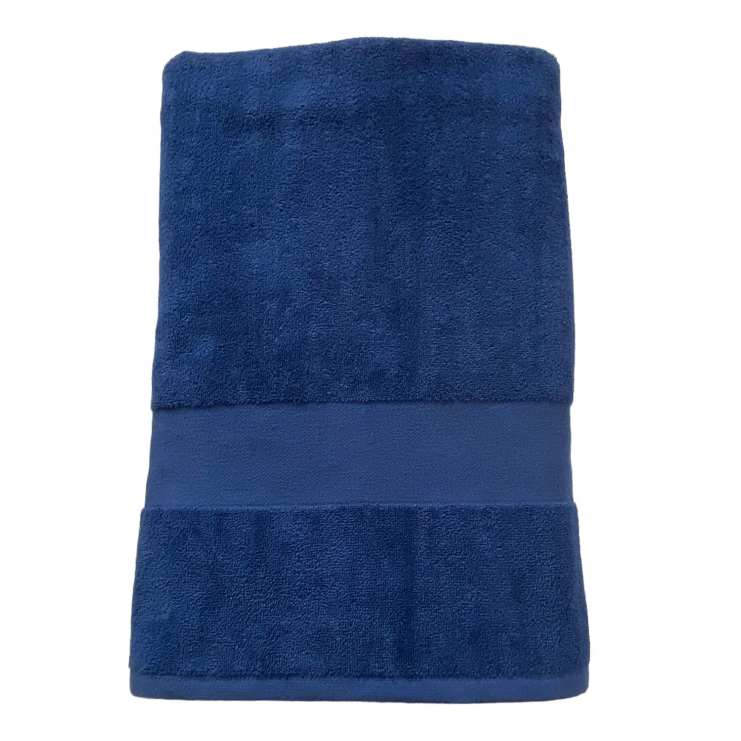 Serviette de bain éponge velours Classy Navy 90x180 500g/m²