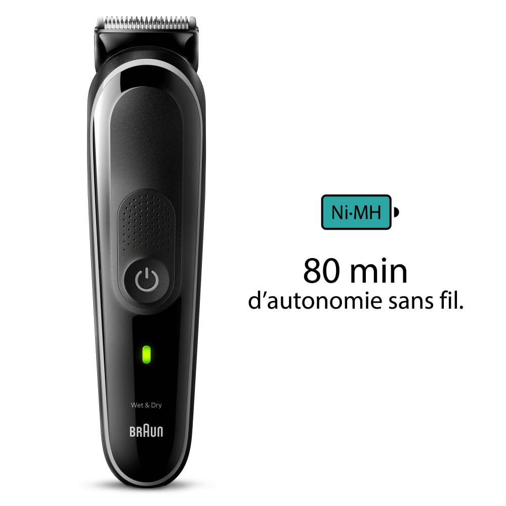 Braun - Tondeuse Tout-En-Un Series 3 MGK3440 - Kit Pour Barbe, Cheveux & Et Autres Zones