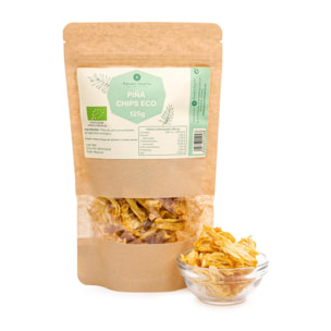 PLANETA HUERTO | Chips de Piña ECO 125 g - Deliciosos Chips Ecológicos de Piña para Snacks Saludables