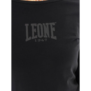T-shirt donna a manica lunga con stampa Leone 1947 Never Without