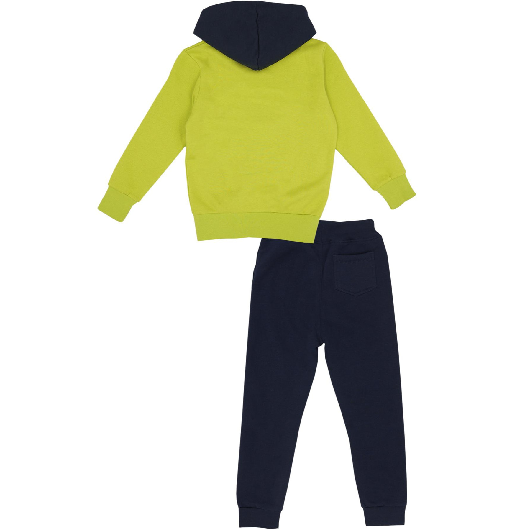 Tuta da bambino con cappuccio e full zip Basic