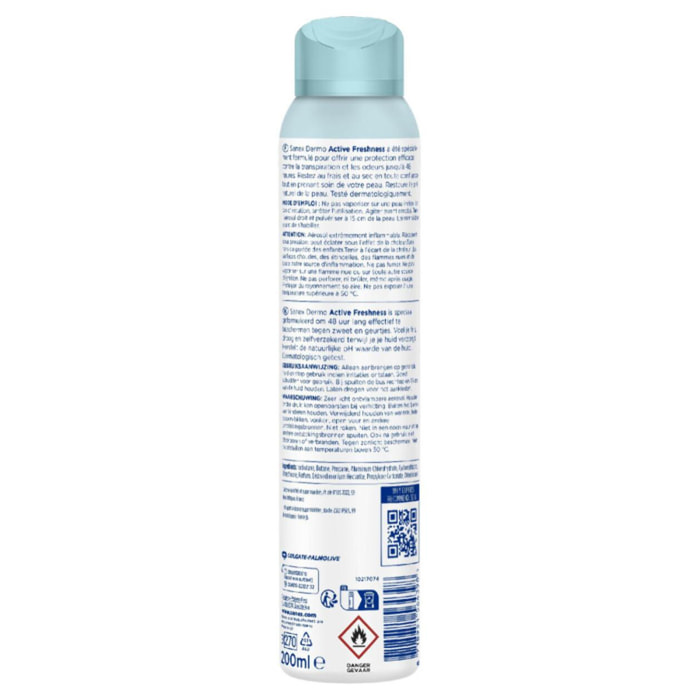 Pack de 6 - Déodorant Sanex active freshness spray - 200ml