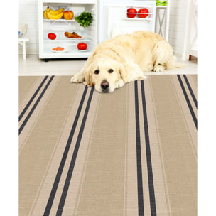 Alfombra de vinilo CERAMIKO, Camilo, imitación textura textil 80x300 cm