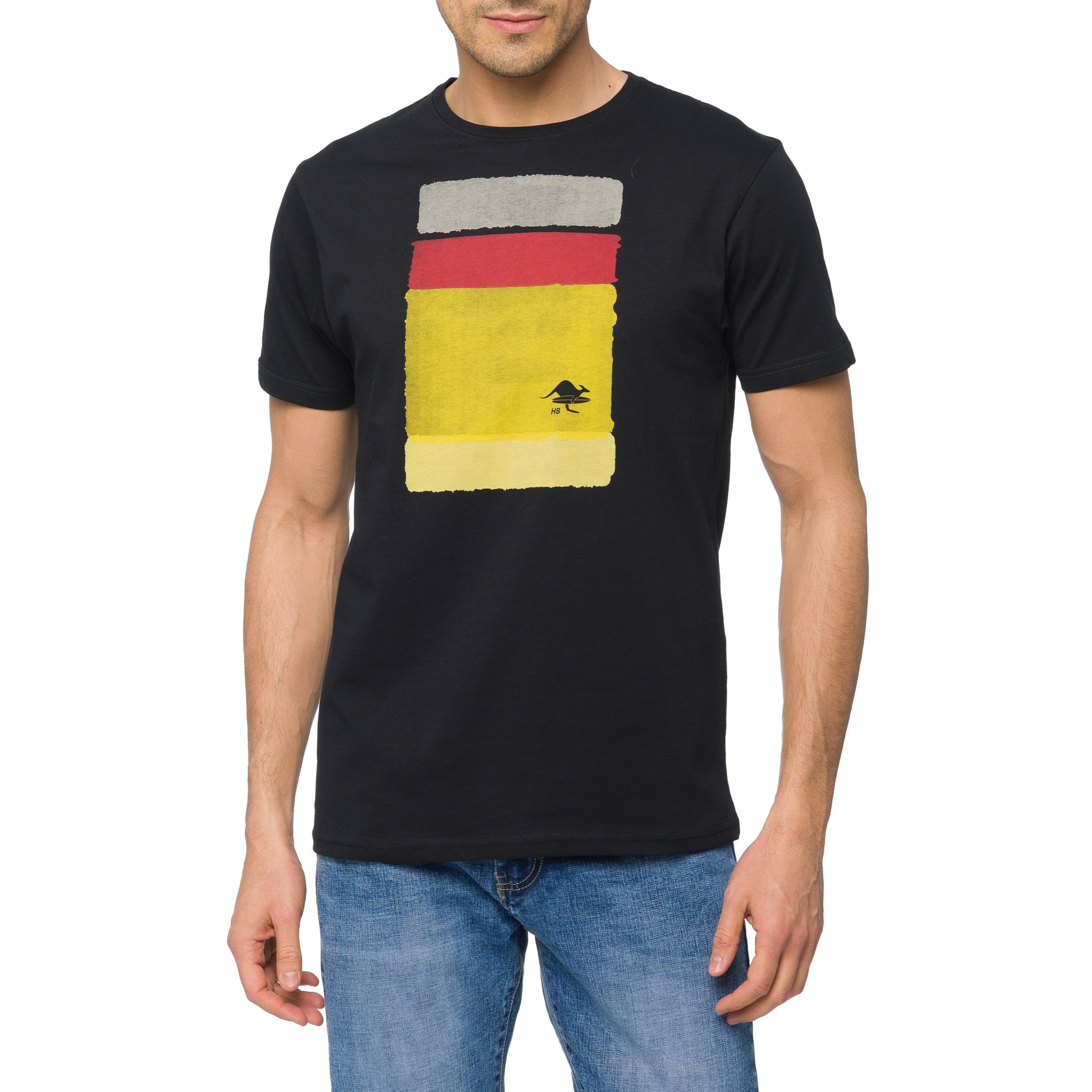 T-shirt in cotone 150 gr Hot Buttered Barrell Colore Nero.