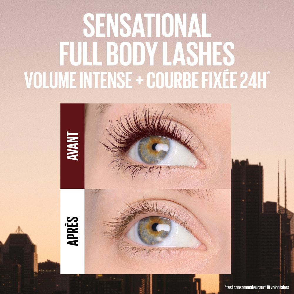 Maybelline New York Cils sensationnel Mascara Body Brick Brown 9,75ml