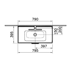 Mia Vasque à encastrer pour MIASET80 (7462L003-0001)