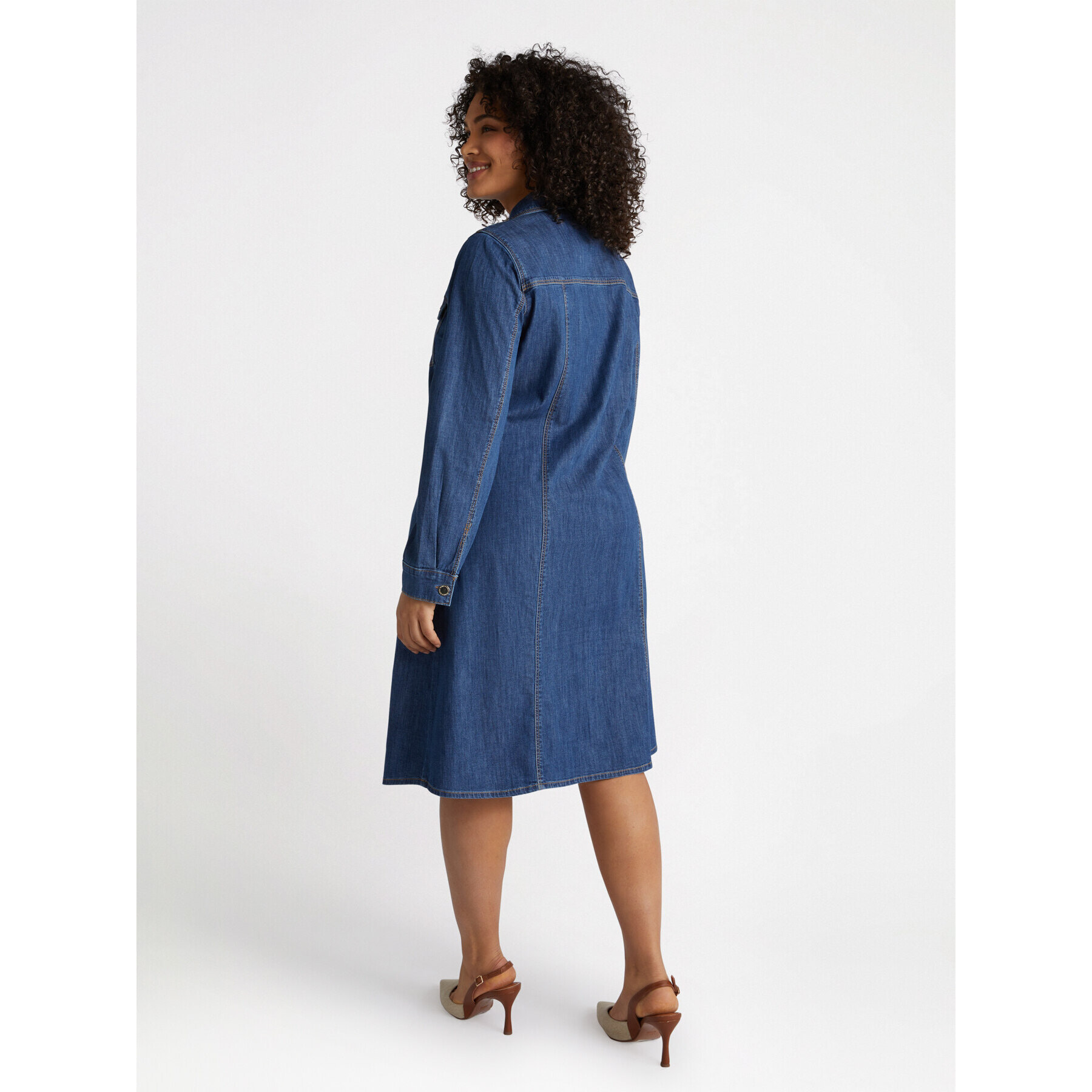 Fiorella Rubino - Vestido de denim - Azul
