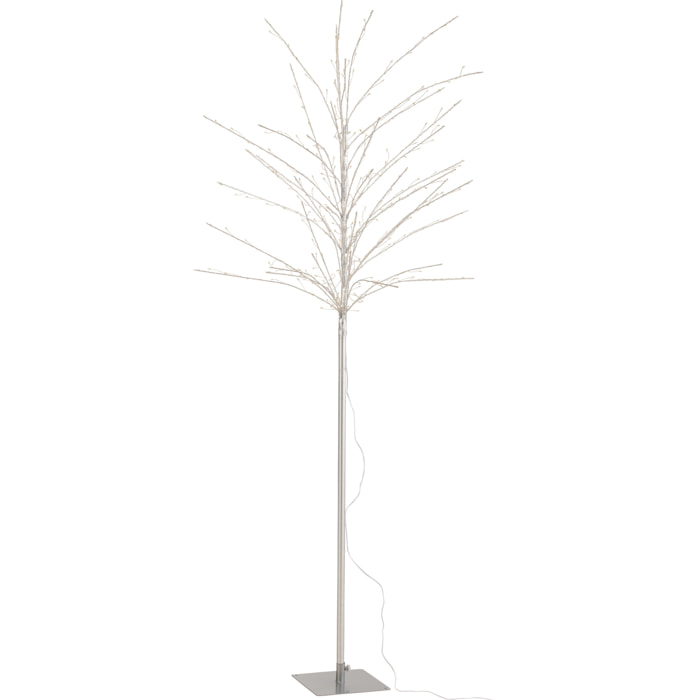 J-Line décoration Arbre Denudé - métal - argent - large - LED