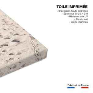 Tableau mer chemin de sable  Toile imprimée