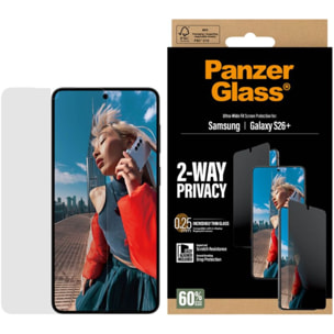 Protège écran PANZERGLASS Samsung Galaxy S26 Plus Privacy